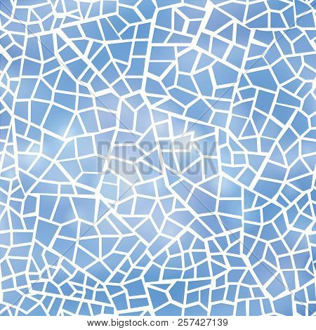 Abstract Mosaic Sheet Seamless Pattern. Geometric Tile Backgroun