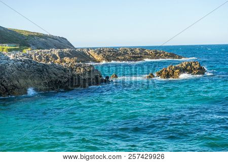 Sea, Broken coast (Costa quebrada) at Playa de San Juan de la Canal