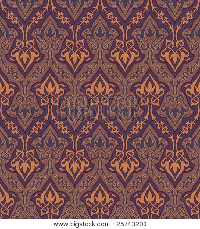 Abstract seamless Pattern in vier Farben