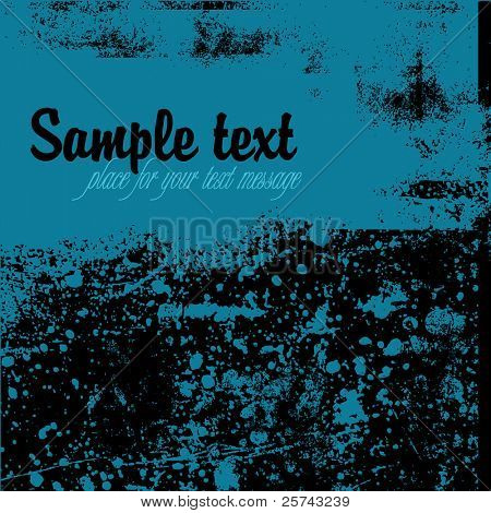Grunge Stil cd-Cover mit Flecken und Kratzer