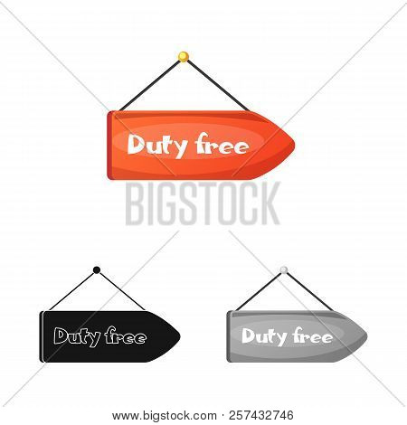 Vector Design Of Airport And Airplane Sign. Set Of Airport And Plane Vector Icon For Stock.