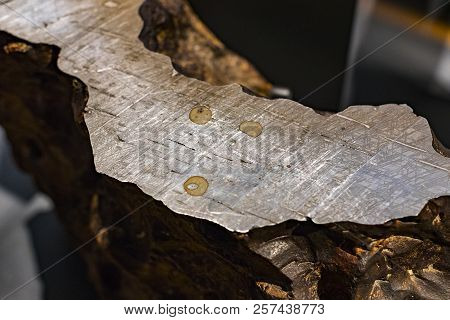 3 September 2018, Vienna, Austria: Collection Of Meteorites Is Represented Museum Of Natural History
