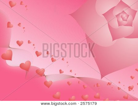 Valentine różowy tło