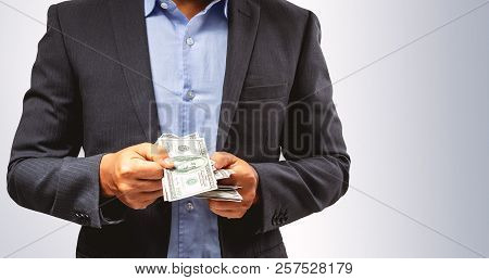 Businessmen Are Filing For Investment Cash.the Stock Market