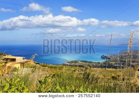 A Beautiful View Of Visicari, Marine Area Of Castellammare Del Golfo