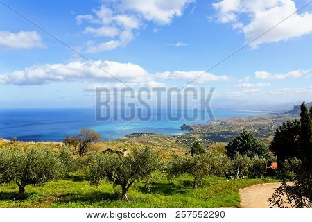 A Beautiful View Of Visicari, Marine Area Of Castellammare Del Golfo