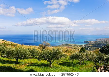 A Beautiful View Of Visicari, Marine Area Of Castellammare Del Golfo