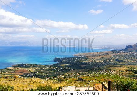 A Beautiful View Of Visicari, Marine Area Of Castellammare Del Golfo