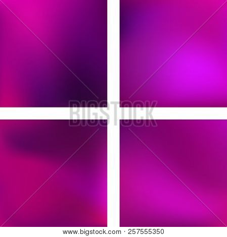 Abstract Pink Blurred Background. Vector Illustration. Modern Geometrical Backdrop. Abstract Templat