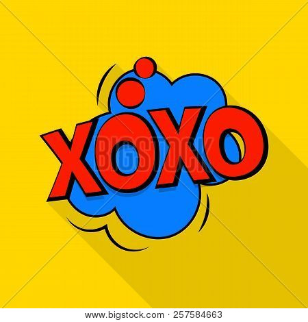 Xoxo Icon. Pop Art Illustration Of Xoxo Icon For Web