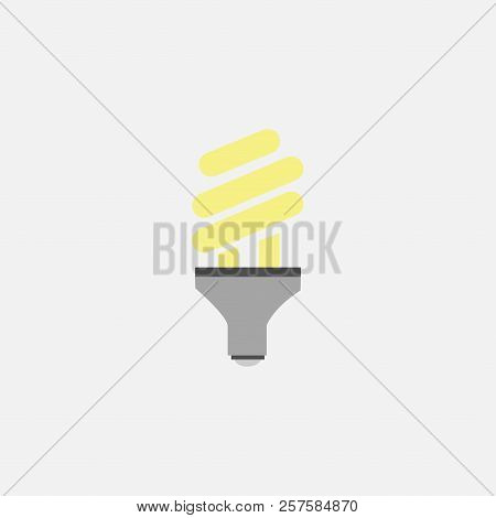 Light Bulb Vector. Idea. Vector Illustration. Eps 10.