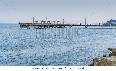 A View Of A Pier In Ruston, Washington.