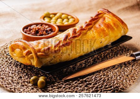 Venezuelan Ham Bread, Typical For Christmas Holidays In South America