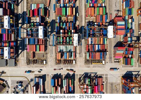 Kwai Tsing, Hong Kong 04 September 2018:- Kwai Tsing container terminal