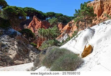 Portugal, Algarve, Albufeira, The Praia Da Falesia