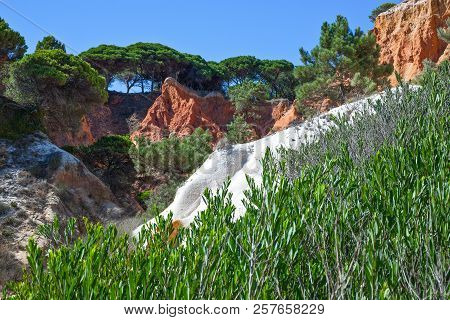 Portugal, Algarve, Albufeira, The Praia Da Falesia