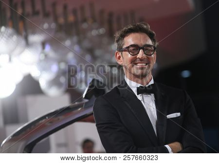 Lee Pace walks the red carpet ahead of the 'Driven' Premiere And Closing Night during the 75th Venice Film Festival at Sala Grande on September 8, 2018 in Venice, Italy.
