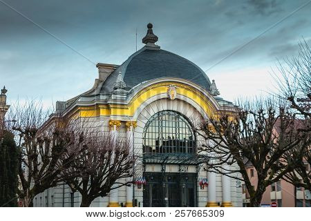 Architectural Detail Of The Town Hall Of Neo-baroque Style