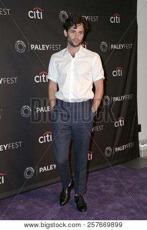 LOS ANGELES - SEP 10:  Penn Badgley at the 2018 PaleyFest Fall TV Previews - 