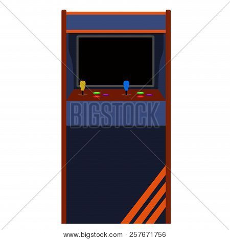 Isolated Arcade Machine Icon. Vector Illustration Design