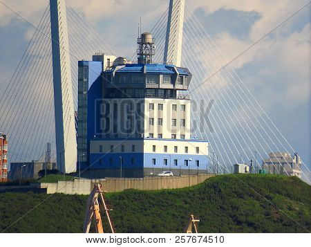 Vladivostok,primorsky Kray / Russia - September 8 2018:vessel Traffic Service (vts) Of Port Vladivos