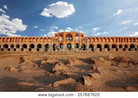 Khaju (pol-e Khaju) Bridge In Isfahan. Iran. Ancient Persia.
