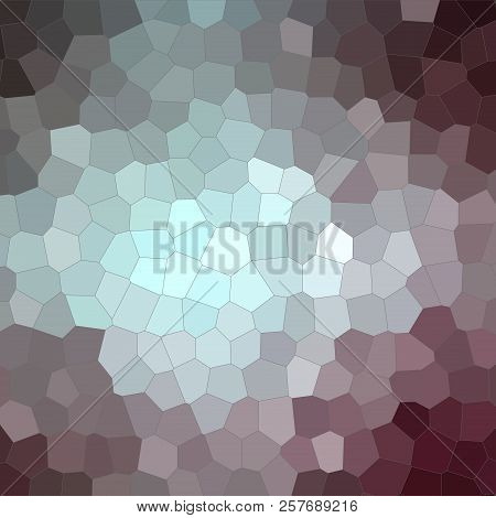 Abstract Illustration Of Square Red And Blue Colroful Little Hexagon Background, Digitally Generated