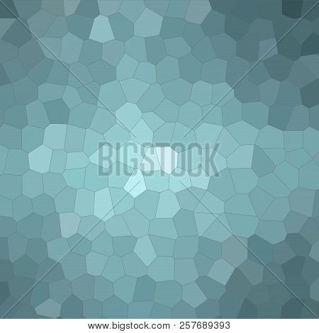 Abstract Illustration Of Square Wintergreen Colorful Little Hexagon Background, Digitally Generated