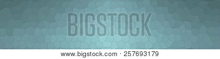 Abstract Illustration Of Wintergreen Small Hexagon Banner Background, Digitally Generated