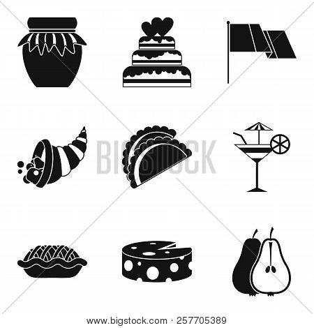 Vino Icons Set. Simple Set Of 9 Vino Icons For Web Isolated On White Background
