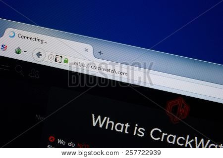 Ryazan, Russia - September 09, 2018: Homepage Of Chack Watch Website On The Display Of Pc, Url - Cha