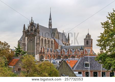 Hooglandse Kerk Is A Gothic Church In Leiden Dating From The Fifteenth Century. The Brick Church Is 