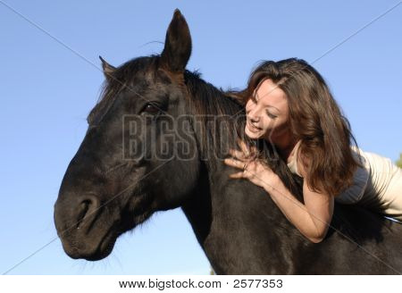 Donna e cavallo