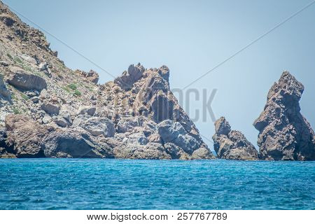 3 Fourches Island And Waves And Rocks