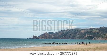 Saaidia Island And Waves And Rocks