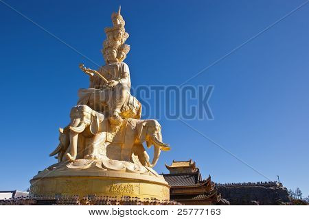 Statue de Samantabhadra