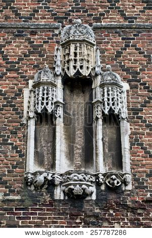 Empty  Niche On Extarior Of The Historic Building