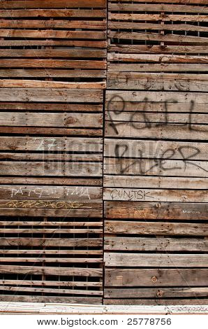 parete in legno