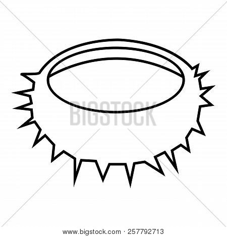 Seaurchin Icon. Outline Illustration Of Seaurchin Icon For Web
