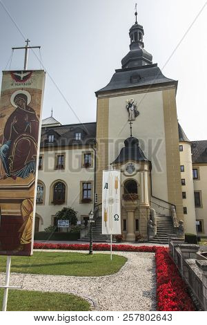 Kamien Slaski, Poland - August 28, 2018: The Palace In Kamien Slaski, Late Baroque Of The 17th-17th 