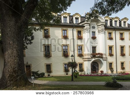 Kamien Slaski, Poland - August 28, 2018: The Palace In Kamien Slaski, Late Baroque Of The 17th-17th 