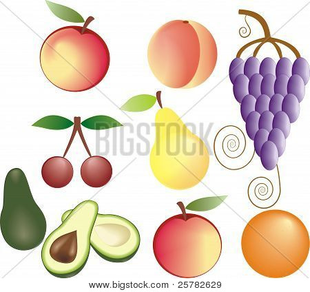 Frutti Vector Set