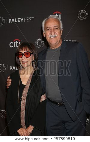 LOS ANGELES - SEP 10:  Madhur Jaffrey, Brian George at the 2018 PaleyFest Fall TV Previews - NBC at the Paley Center for Media on September 10, 2018 in Beverly Hills, CA