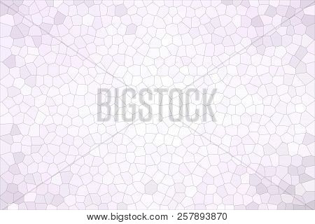 Abstract Illustration Of Anti-flash White Colorful Small Hexagon Background, Digitally Generated