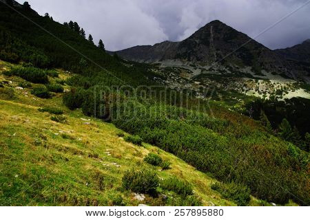 Stormy landscape in Retezat Mountains, Romania, Europe