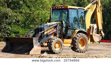 Bulldozer nel cantiere