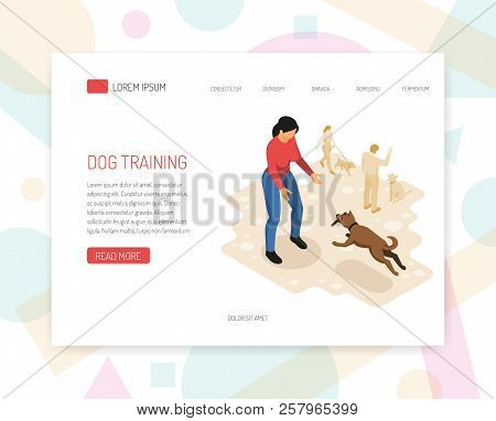 Cynologyst Dog Training Behavior Analysis Specific Tasks Undertaking Interaction With Environment We
