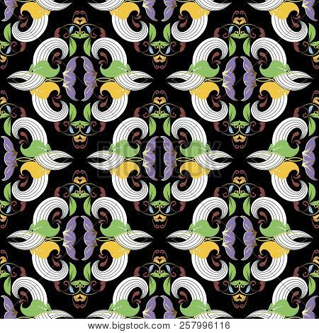 Vintage Elegance Floral Vector Seamless Pattern. Beautiful Ornam