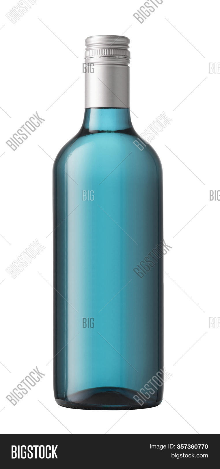 Blue Gin Bottle Image & Photo (Free Trial) | Bigstock