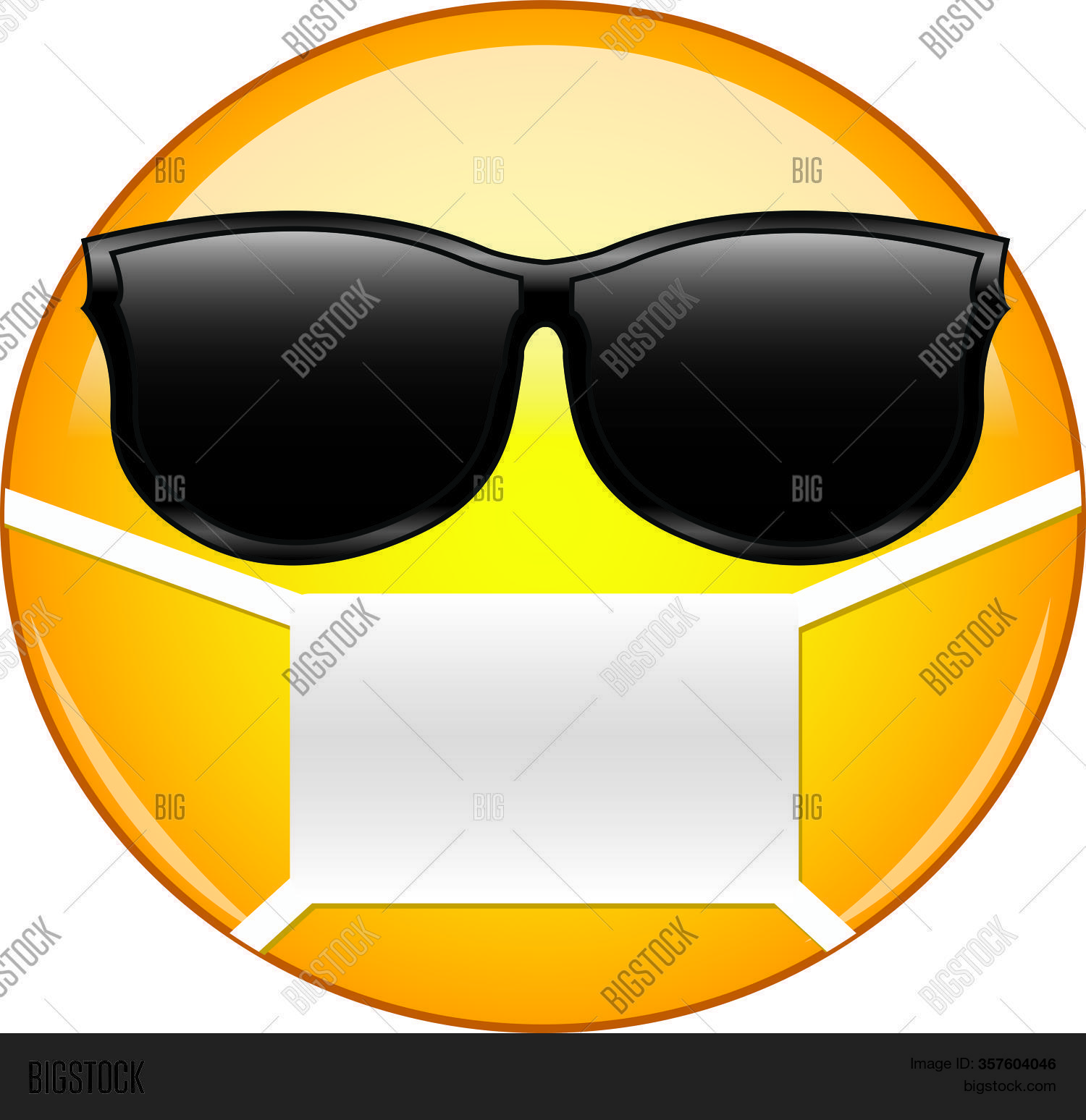 Cool Emoticon Wearing Vector &amp; Photo (Free Trial) | Bigstock